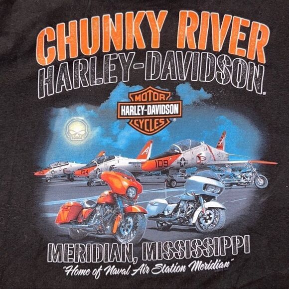 2022 Harley Davidson Chunk River Meridian, MS Tee - Picture 5 of 5
